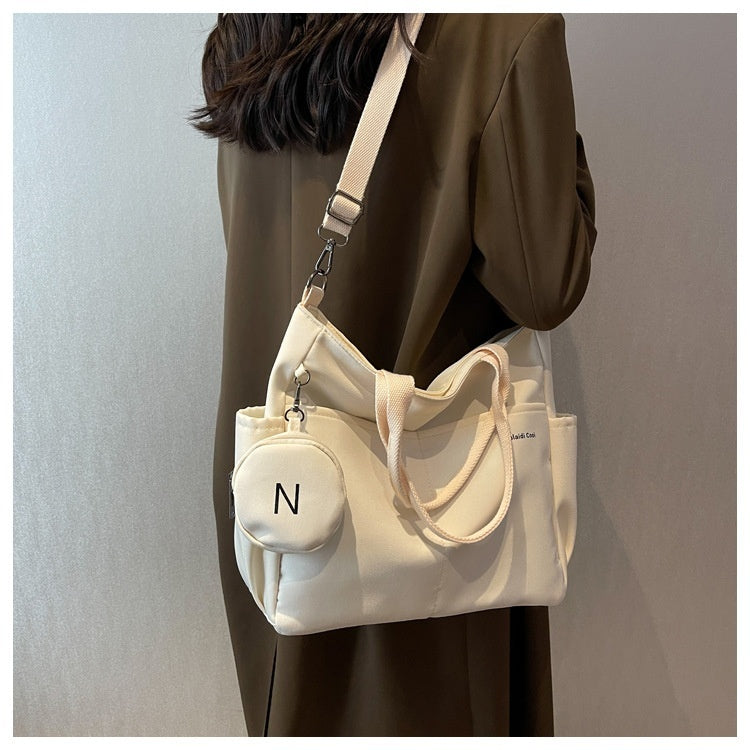 Niche Casual Fashion Nylon Canvas Tote Bag