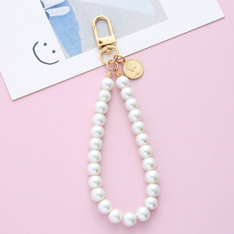 Retro Simple Tide Pearl Bag Pendant