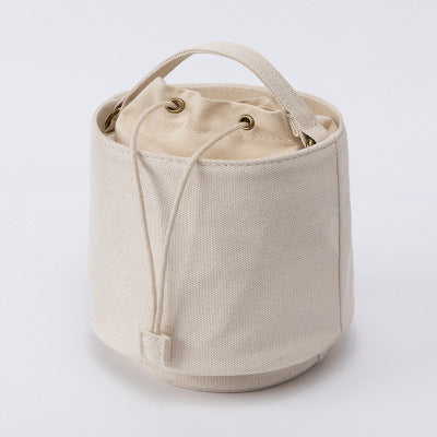 Canvas Bucket Tote Bag