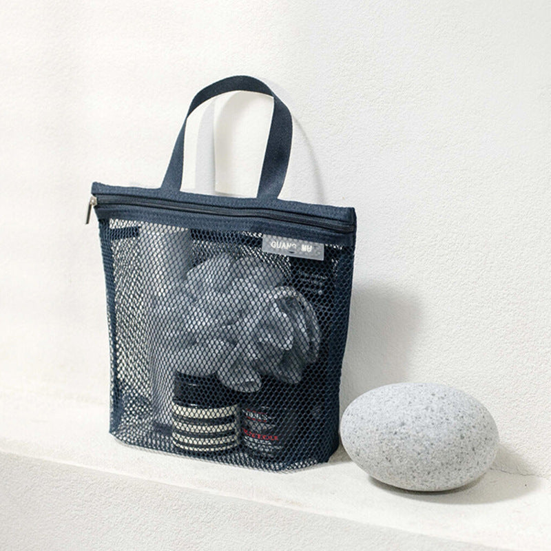 New Portable Makeup Mesh Waterproof Bath Bag