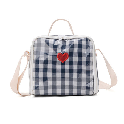 Mini Checked Love shoulder Bag