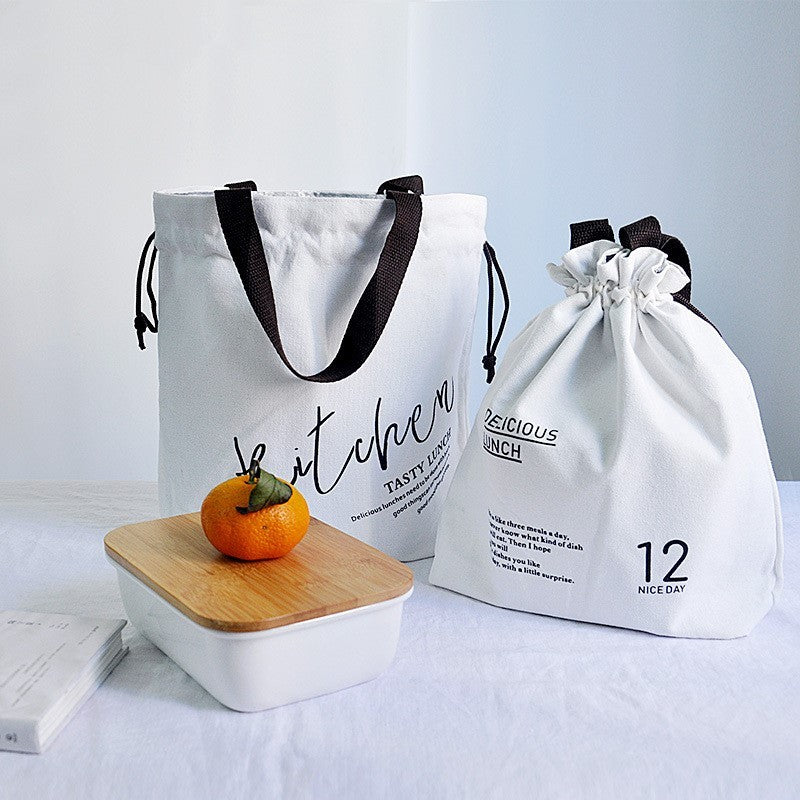 Drawstring Foil lunch bag