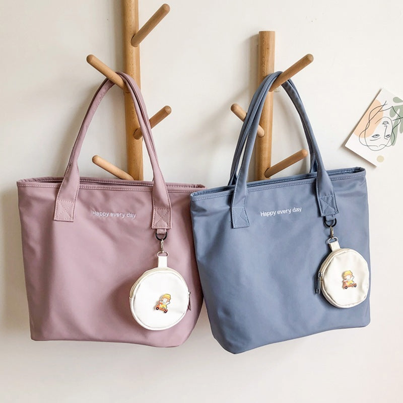 Spring Fashion Large-Capacity Nylon Tote Bag