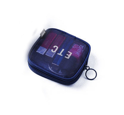 Travel Nylon Mesh Breathable Storage Cosmetic Toilet Bag