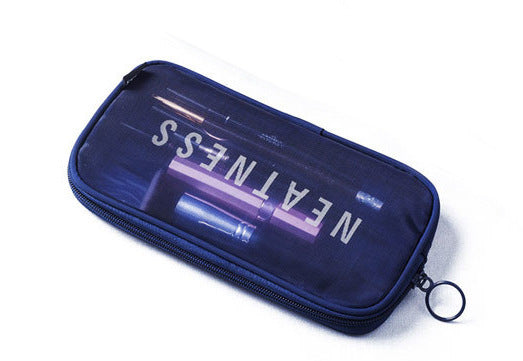 Travel Nylon Mesh Breathable Storage Cosmetic Toilet Bag