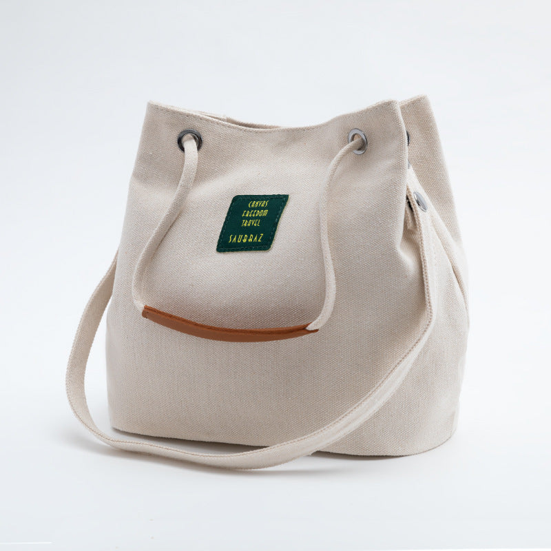 Striped Simple Canvas Bag