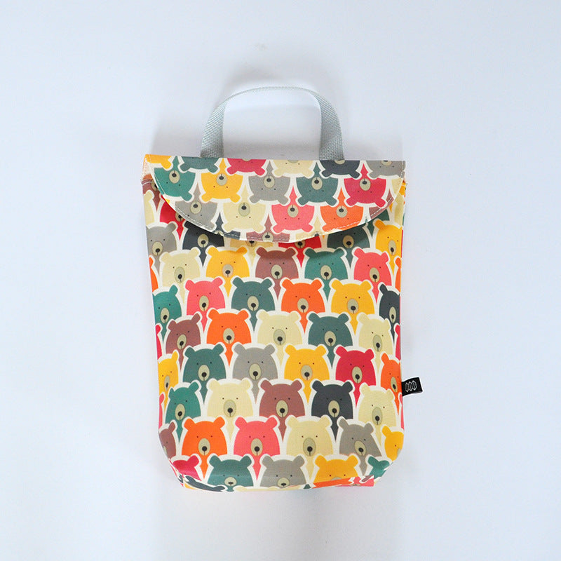 Colourful Diaper Storage Bag