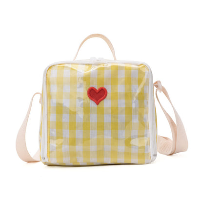 Mini Checked Love shoulder Bag