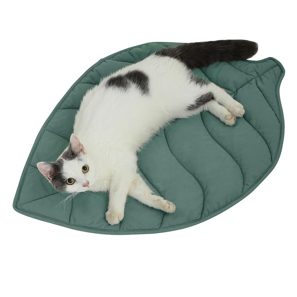 Cat Mattress Leaf Shape Cat Nest Cat And Dog Floor Mat Cover Warm Pad