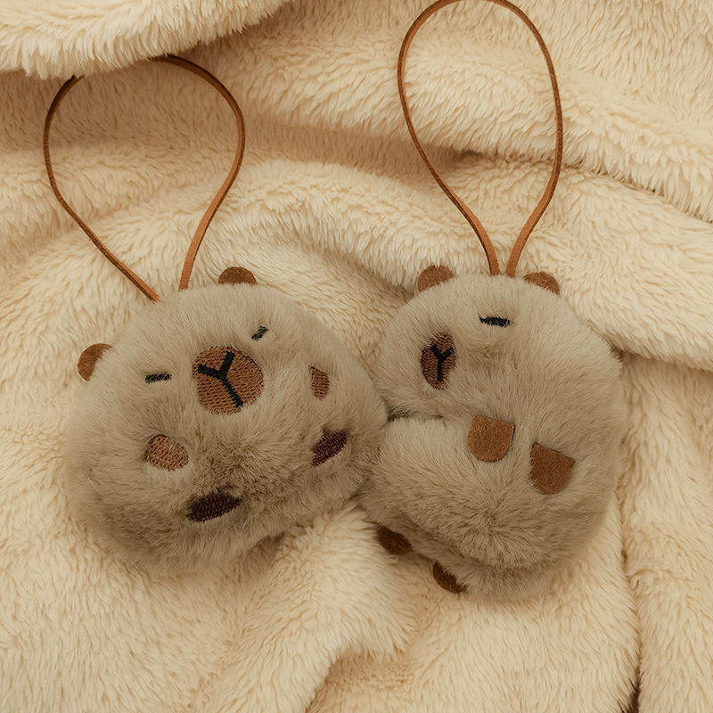 Capybara Plush Pendant