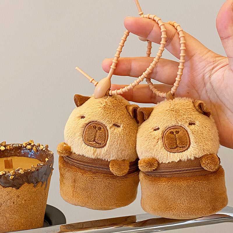 Capybara Coin Purse Earphone Bag