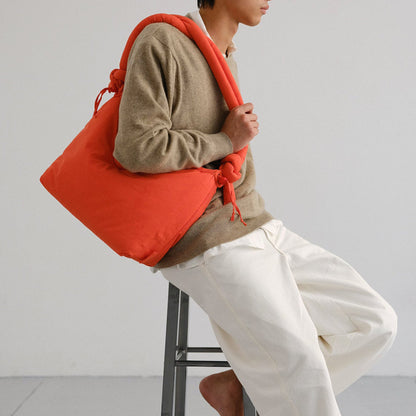 Nylon Down Crossbody Bag