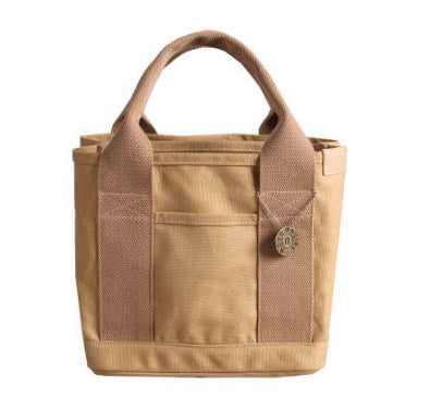 Canvas Multi Pocket Tote Bag