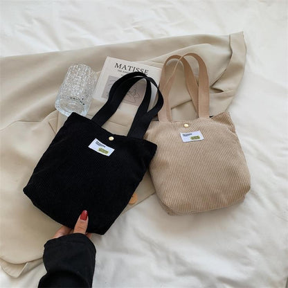 Simple CorduroyTote Bag