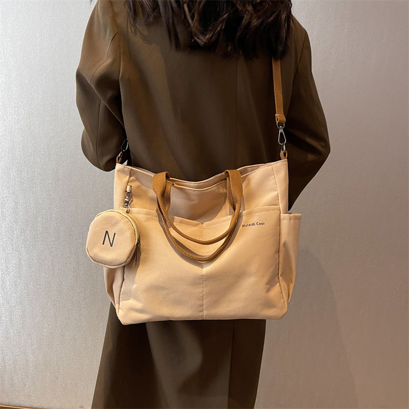 Niche Casual Fashion Nylon Canvas Tote Bag