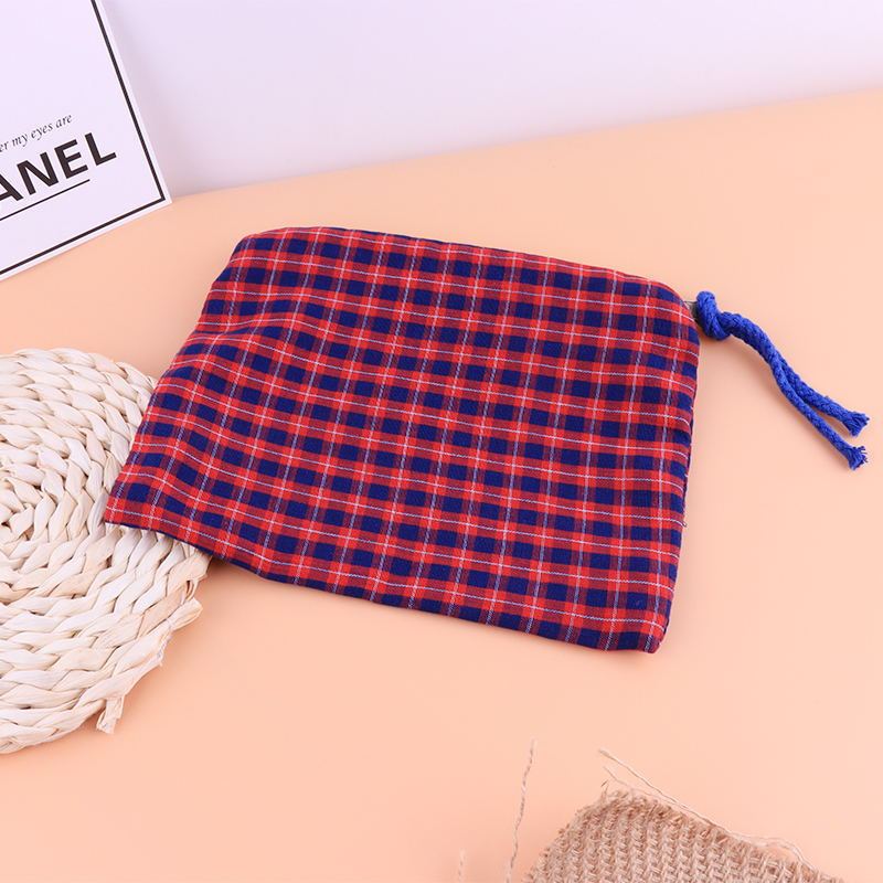 Plaid Makeup Bag