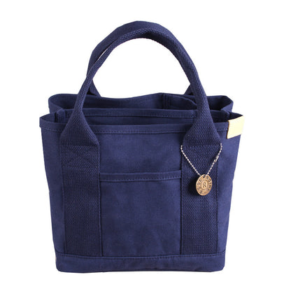 Canvas Multi Pocket Tote Bag