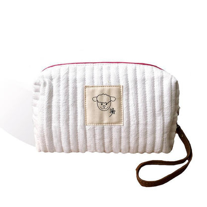 Soft Fabric Cosmetic Storage Pouch