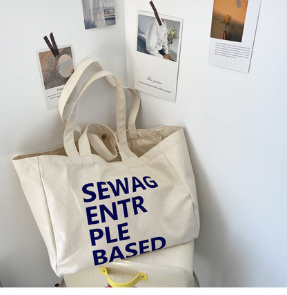 Large Canvas Tote Bag