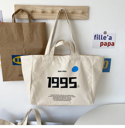 Large Canvas Tote Bag