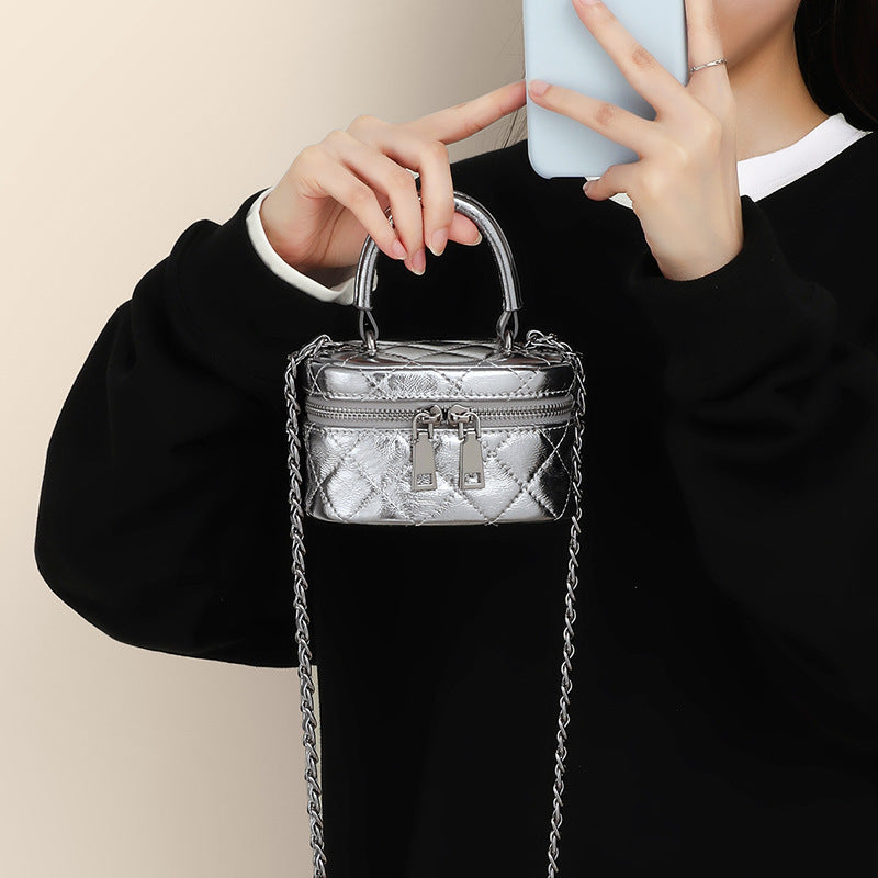 Silver Mini Bag