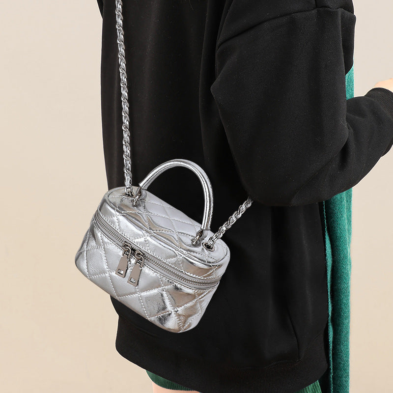 Silver Mini Bag