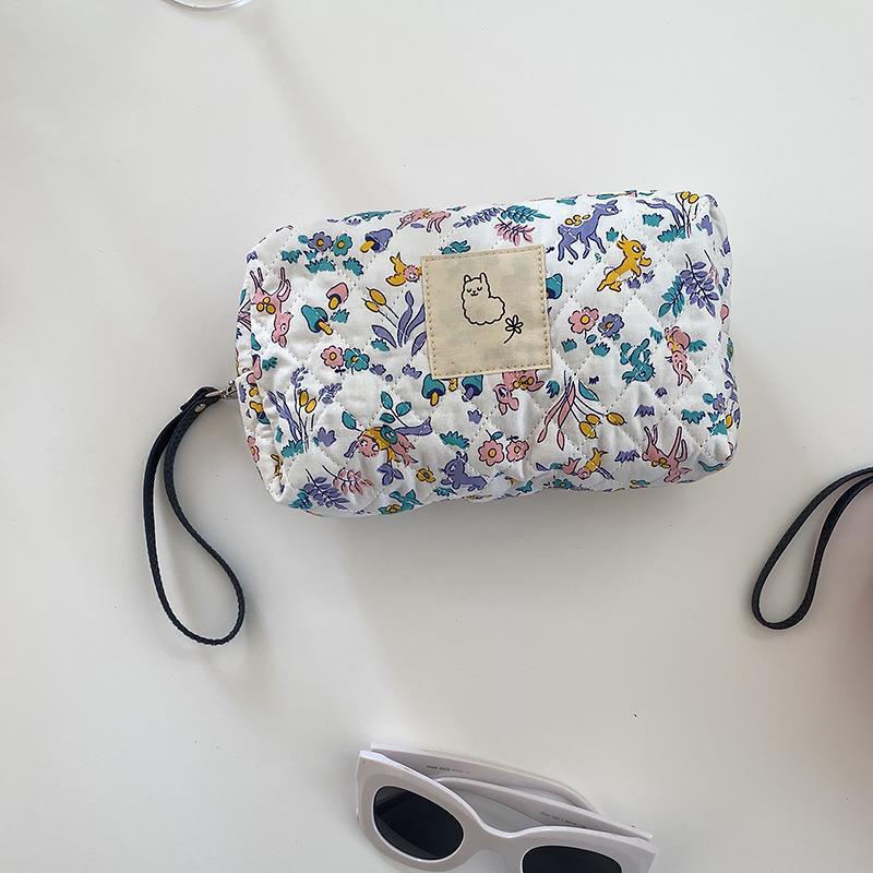 Soft Fabric Cosmetic Storage Pouch