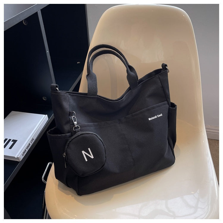 Niche Casual Fashion Nylon Canvas Tote Bag