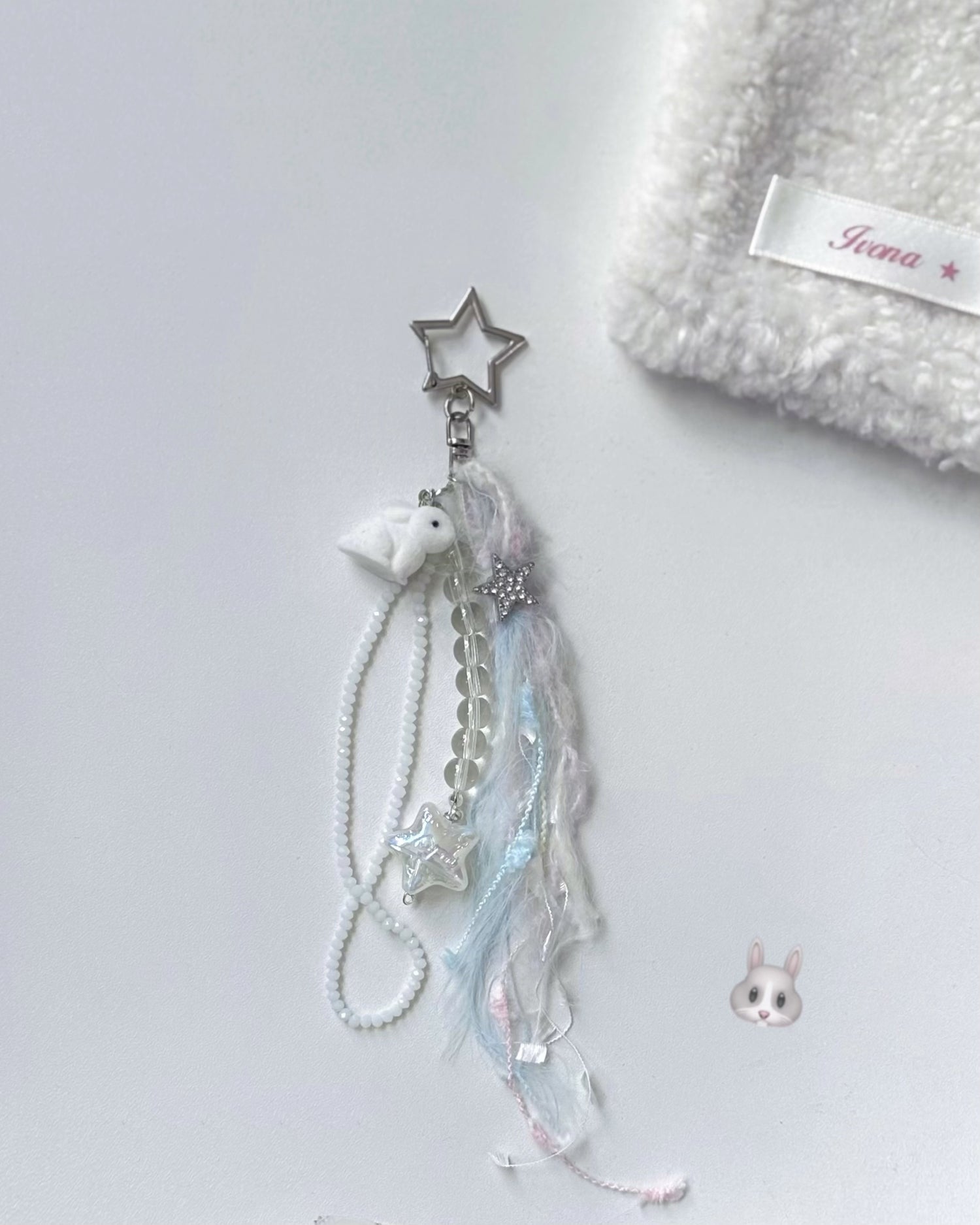 Macaron Rabbit Five-pointed Star Charm