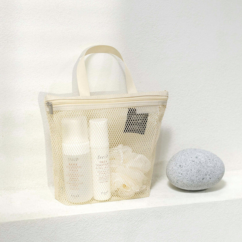 New Portable Makeup Mesh Waterproof Bath Bag