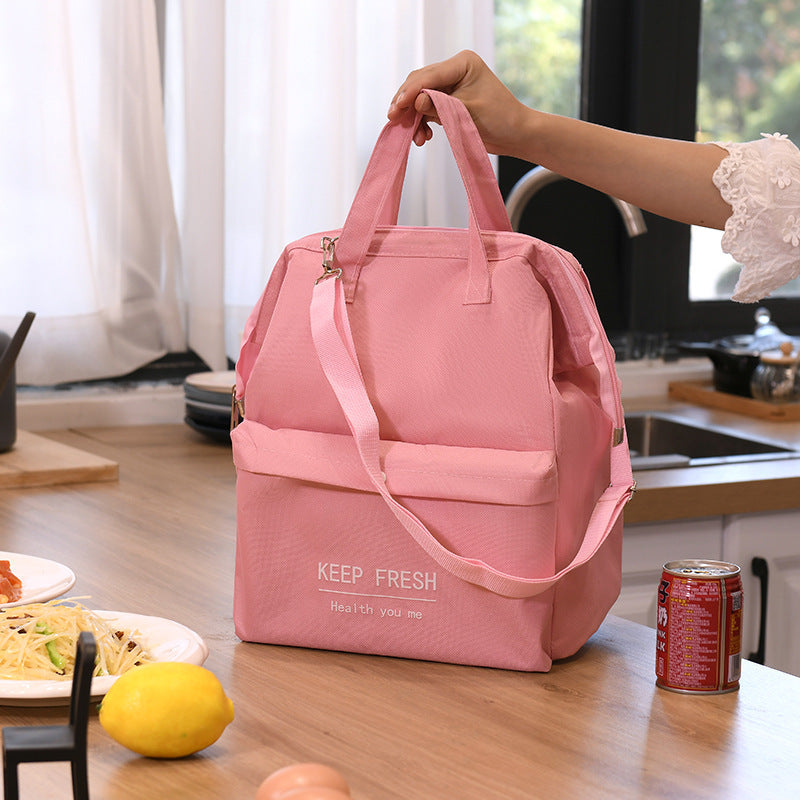 Insulated Thickening Waterproof Lunch Food Storage Shoulder Bag