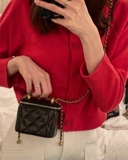 Mini Square Lipstick Crossbody Bag