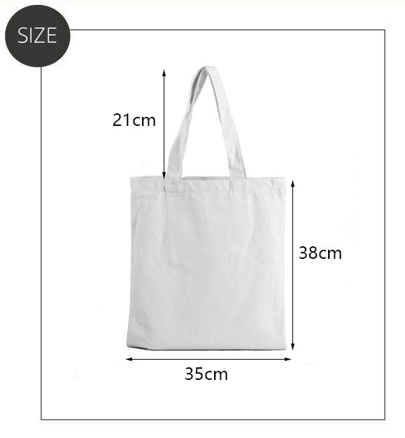 Printed Canvas Shoulder Bag