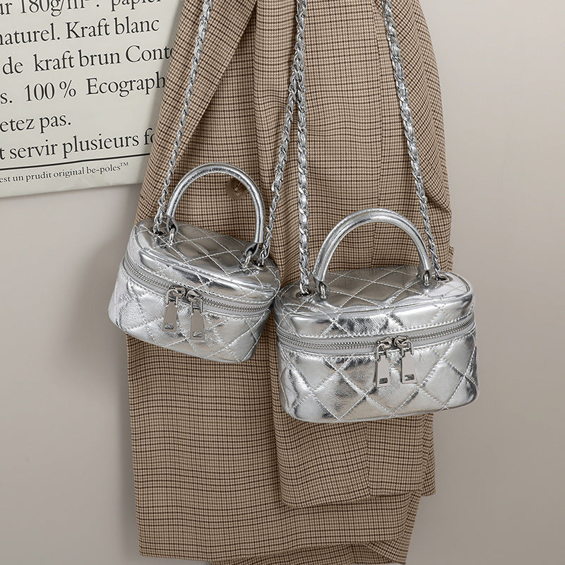 Silver Mini Bag