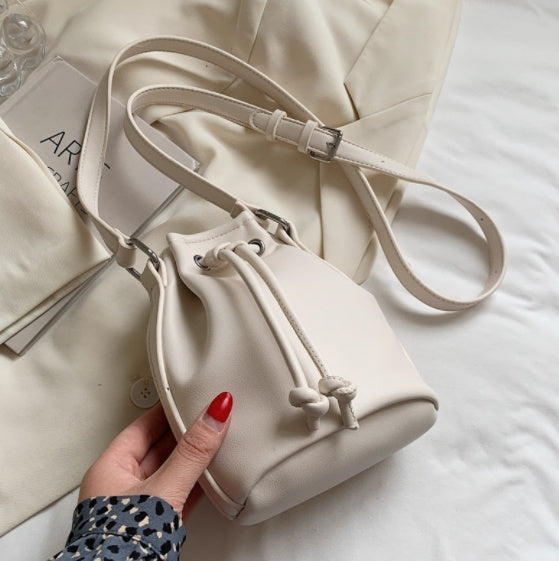 Mini Solid Bucket Bag