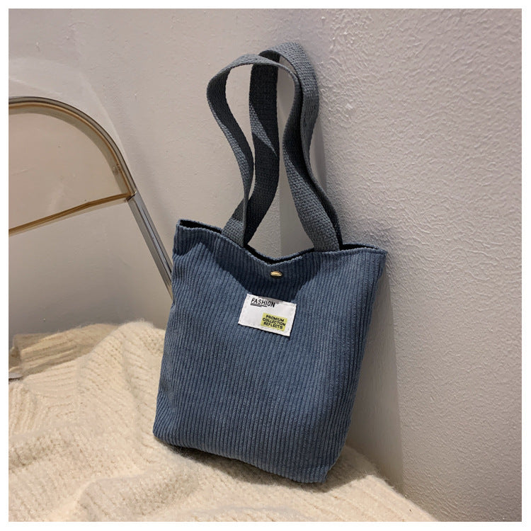 Simple CorduroyTote Bag