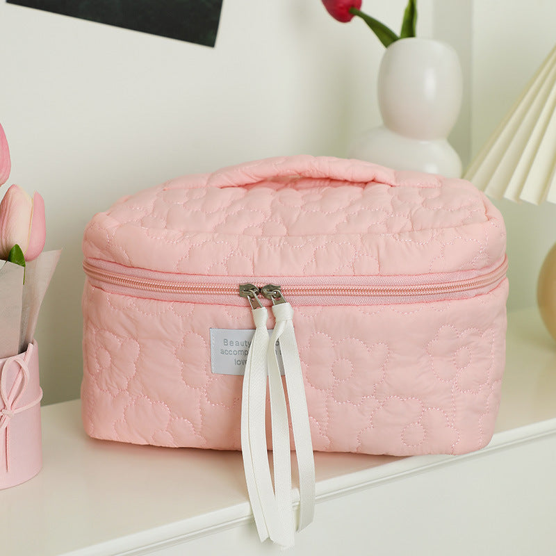 Soft Fabric Travel Cosmetic Toiletry Bag