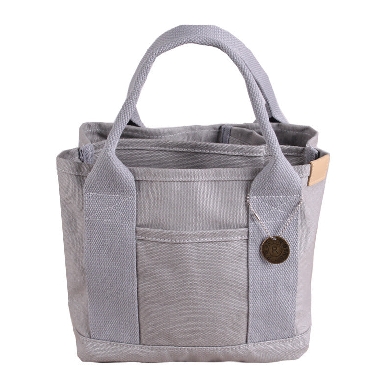 Canvas Multi Pocket Tote Bag