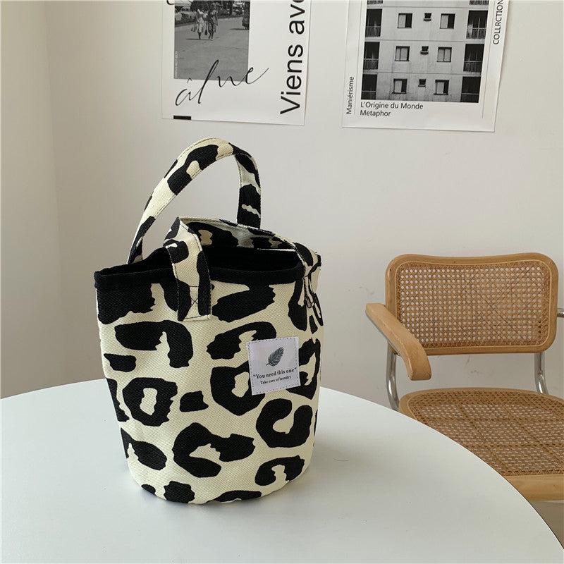 Large Capacity Animal Pattern Canvas Shoulder Bag