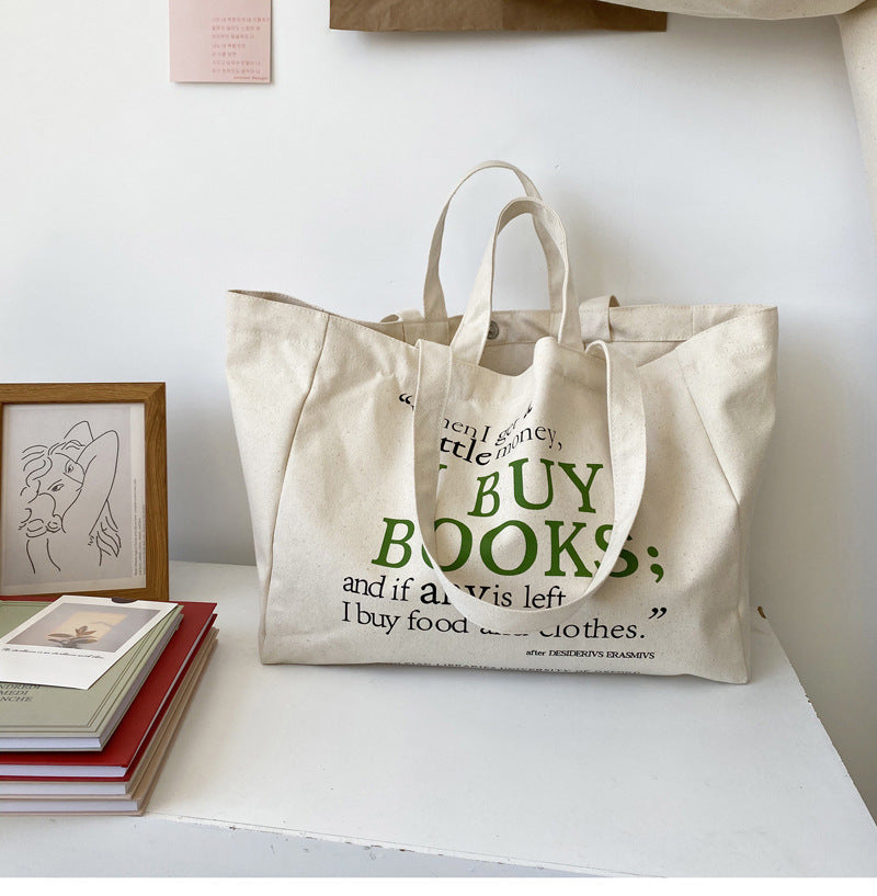 Large Canvas Tote Bag