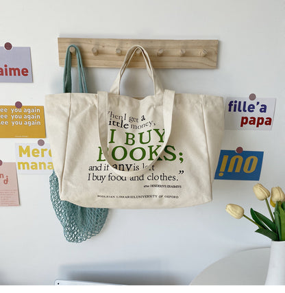 Large Canvas Tote Bag