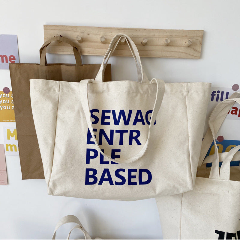 Large Canvas Tote Bag