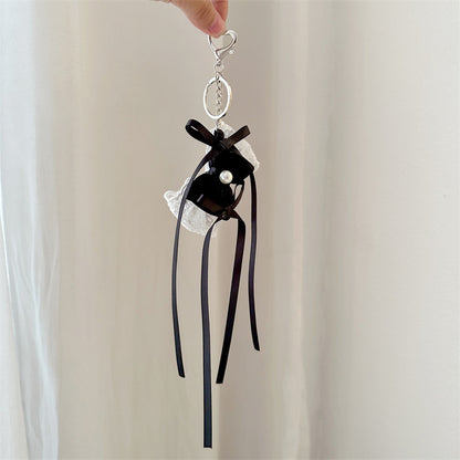 Ribbon Bow Bag Charm