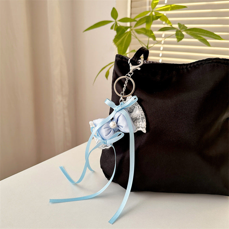 Ribbon Bow Bag Charm