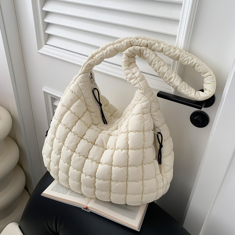 Cloud Bubble Cotton-padded Crossbody Bag