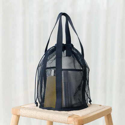 Mesh Travel Bucket Bag