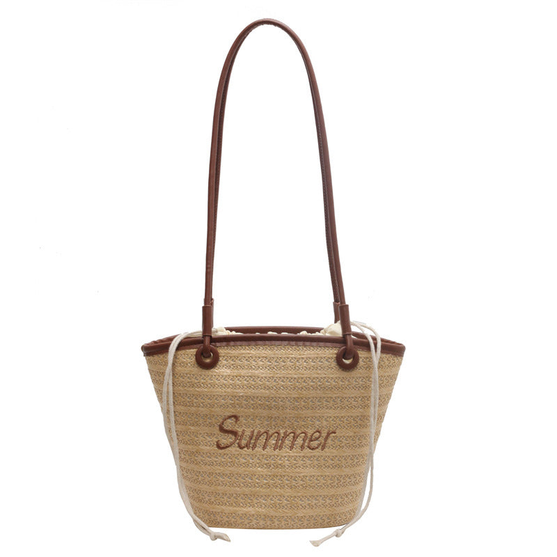 Summer Woven Shoulder Bag