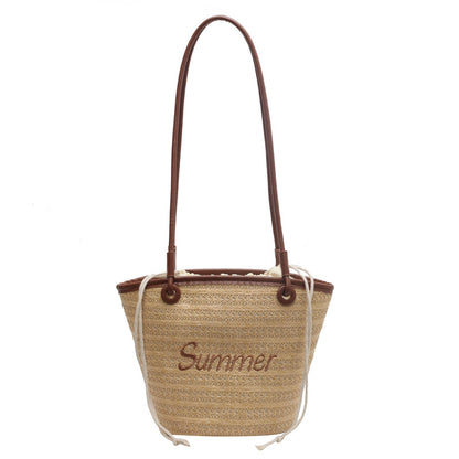 Summer Woven Shoulder Bag