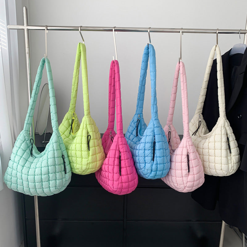 Cloud Bubble Cotton-padded Crossbody Bag