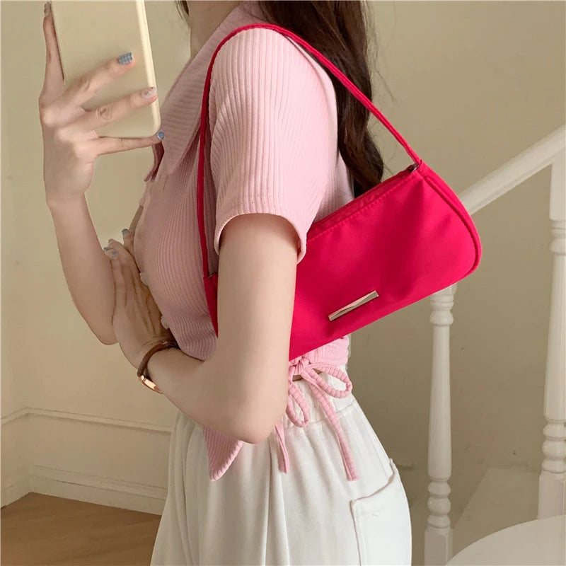 Nylon Oxford Cloth One Shoulder Bag